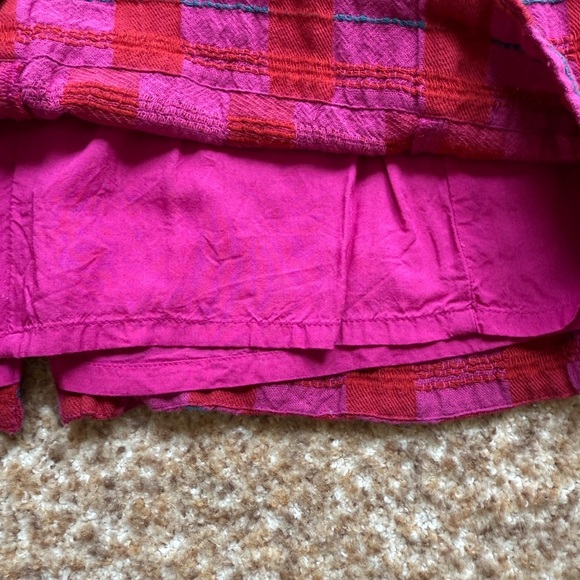 Free People Strapless Red and Pink Dress - Picture 4 of 6